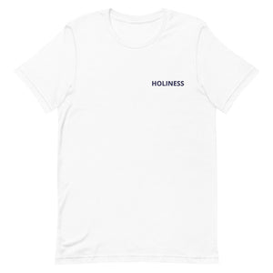 Embroidered HOLINESS Tee $40