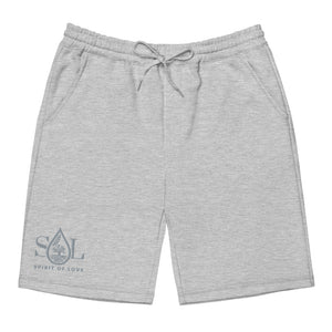 SOL FITNESS Athletic HIS | HERS (Embroidered) fleece shorts $45