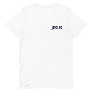 Embroidered JESUS Tee $40